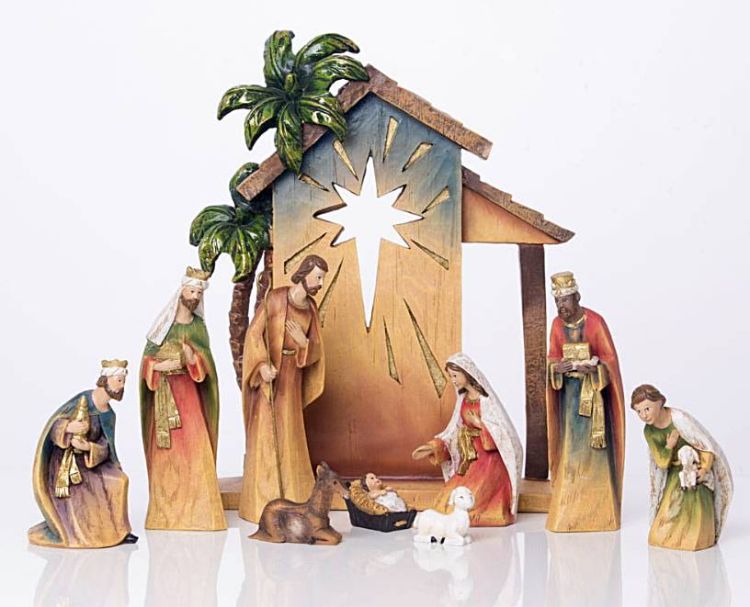 Sklep chrześcijański: Stajenka betlejemska figurki 30 cm HK-8030 dewocjonalia