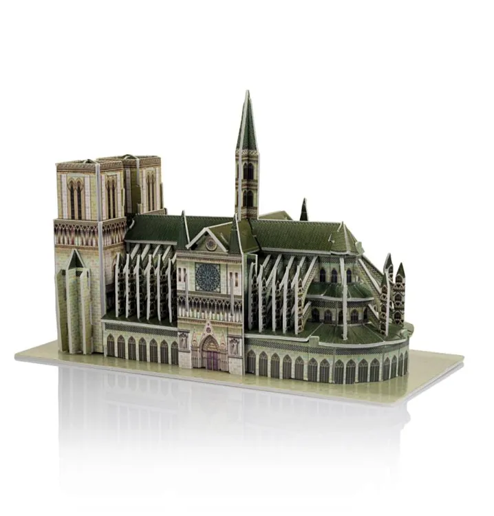 Puzzle 3D - Katedra Notre-Dame w Paryżu