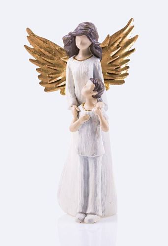 Anioł Stróż z chłopcem 20 cm HR-10229 księgarnia religijna sklep