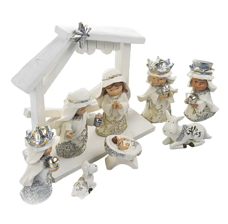 Księgarnia religijna - Szopka Bożonarodzeniowa Decorato 16 cm HRM-9312