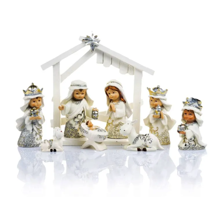 Księgarnia religijna - Szopka Bożonarodzeniowa Decorato 16 cm HRM-9312