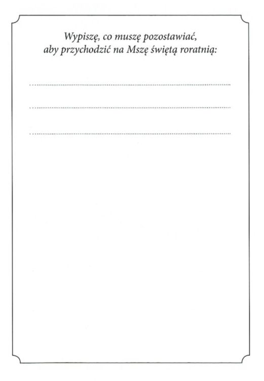 Sprawdziany adwentowe 2020 - kontrolki na roraty - Ze słowem Bożym czekamy na Jezusa Wydawnictwo św. Stanisława