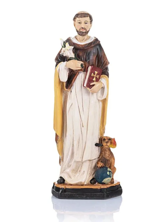 Święty Dominik figurka do postawienia 29 cm księgarnia