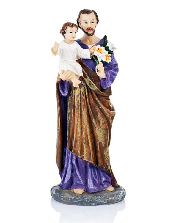 Księgarnia religijna - sklep z dewocjonaliami Święty Józef figurka do postawienia 14 cm