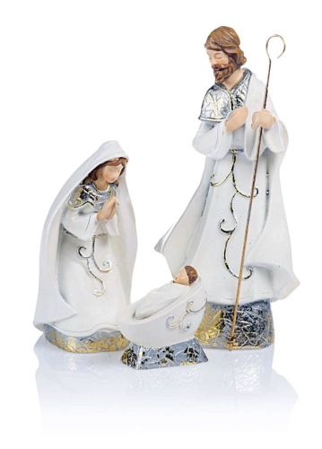 Księgarnia religijna Święta Rodzina figurki do szopki 15 cm HK-8199ABC dewocjonalia