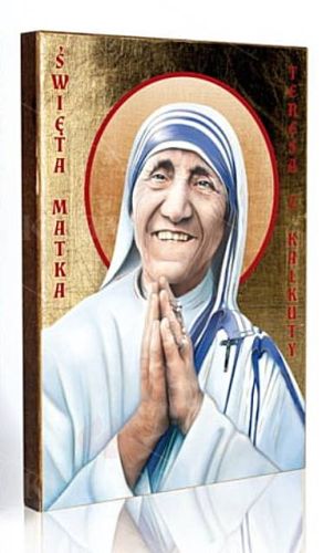 Ikona Święta Matka Teresa z Kalkuty 12 x 16 sklep z dewocjonaliami - największy wybór najlepszy sklep