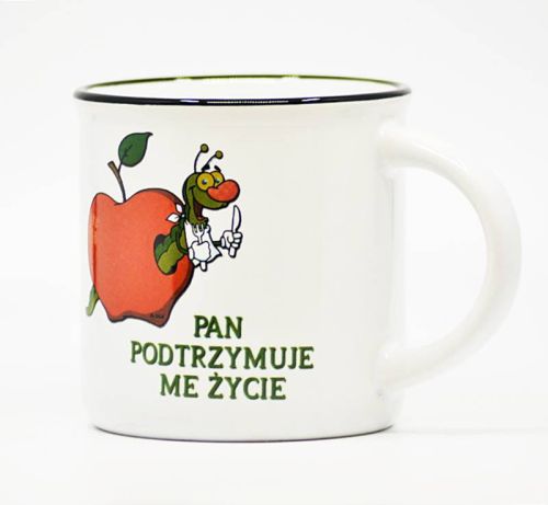 Kubek z wersetem biblijnym "Pan podtrzymuje me życie" księgarnia religijna sklep chrześcijański