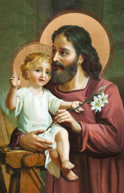Religijne puzzle dla dzieci ze Świętym Józefem sklep chrześcijański