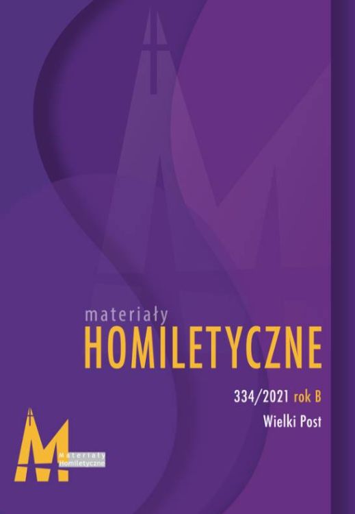 Materiały Homiletyczne 334/2021 rok B WIELKI POST Wydawnictwo św. Stanisława