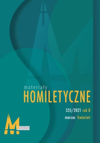 Materiały Homiletyczne 335/2021 rok B marzec - kwiecień księgarnia religijna