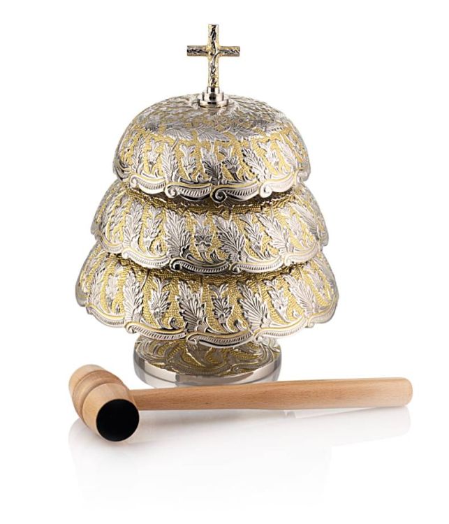 Gong do kościoła mosiężny trójtonowy P148 sklep liturgiczny