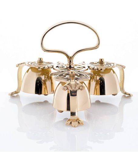 Dzwonki liturgiczne mosiężne potrójne P76 sklep chrześcijański liturgiczny