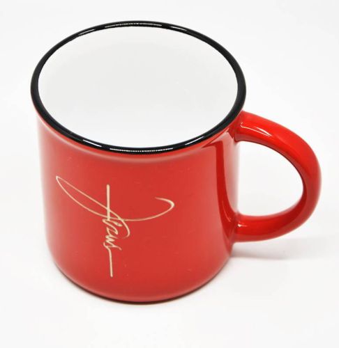 Kubeczek z grawerowanym motywem religijnym JEZUS sklep chrześcijański największy wybór kubków