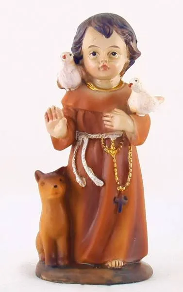 Święty FRANCISZEK figurka 11 cm - kolekcja dziecięca sklep dewocjonalia