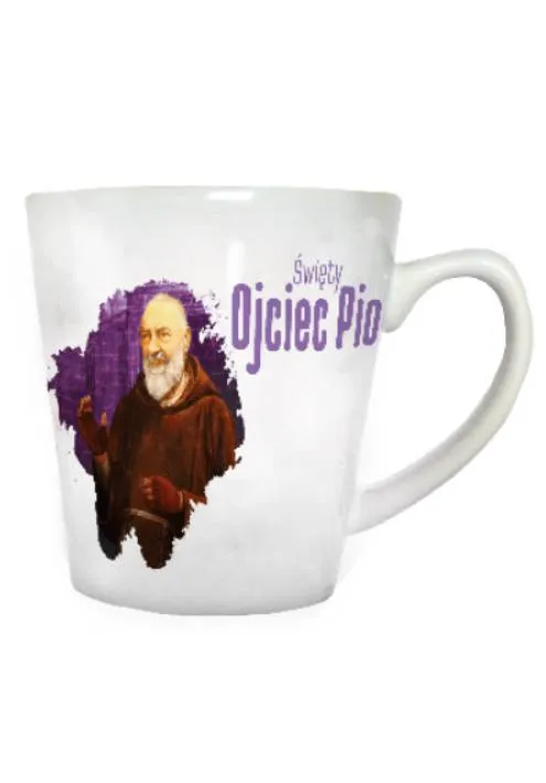 Kubek Święty Ojciec Pio "Nie trać wiary!" sklep chrześcijański