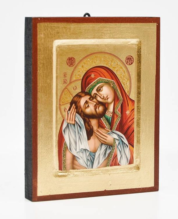 Ikona grecka ZDJĘCIE Z KRZYŻA - MB BOLESNA 24 x 30 sklep z ikonami