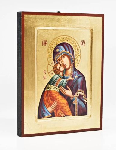 Sklep z ikonami: Ikona bizantyjska Matka Boża Eleusa 18 x 24 księgarnia religijna