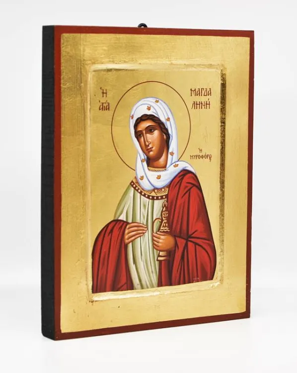 Ikona bizantyjska Świętej Marii Magdaleny 18 x 24 sklep z ikonami