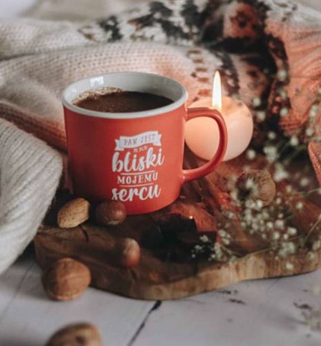 Sklep chrześcijański kubeczki religijne Kubek matowy Pan jest bliski mojemu sercu (Ps 34,19)