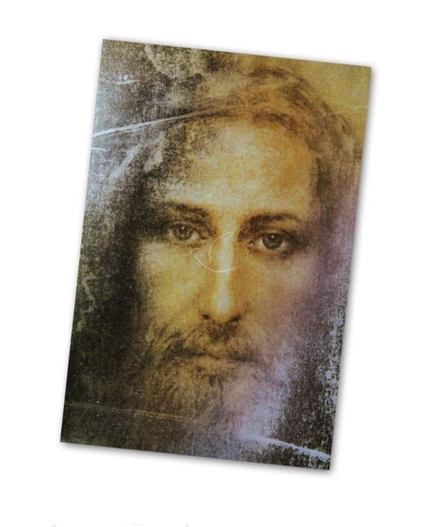 Naklejka chrześcijańska Chrystus Oblicze z Całunu 029_061 księgarnia religijna sklep