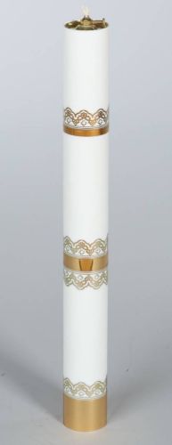 Księgarnia religijna | Świeca ołtarzowa na olej plastikowa 60 cm (60/63 B)