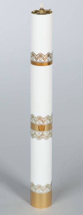 Księgarnia religijna | Świeca ołtarzowa na olej plastikowa 60 cm (60/63 B)