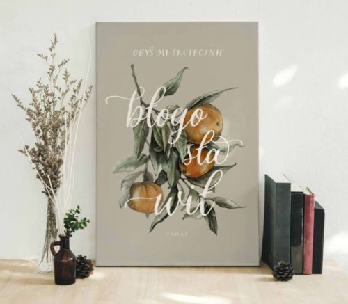 Obraz na płótnie - Obyś mi skutecznie błogosławił (1 Krn 4, 10) | sklep chrześcijański