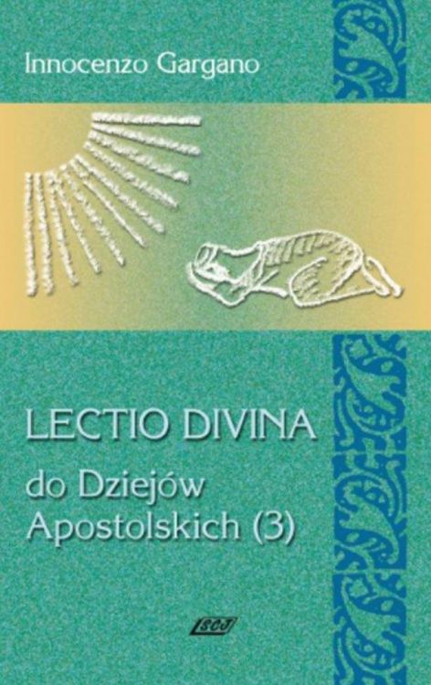 Księgarnia religijna - sklep chrześcijański - Lectio divina do Dziejów Apostolskich (3) - INNOCENZO GARGANO t.14