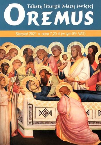 Księgarnia religijna sklep - Oremus na SIERPIEŃ 2021 - teksty czytań i liturgii Mszy Świętej