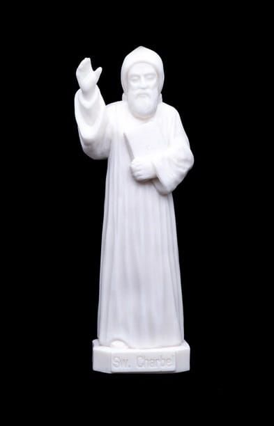 Święty Charbel figurka alabastrowa 18 cm e-religijne.pl