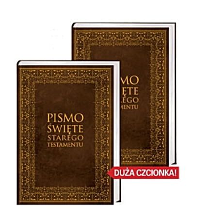 Pismo Święte Starego Testamentu (duże litery). Wydanie dwutomowe e-religijne.pl