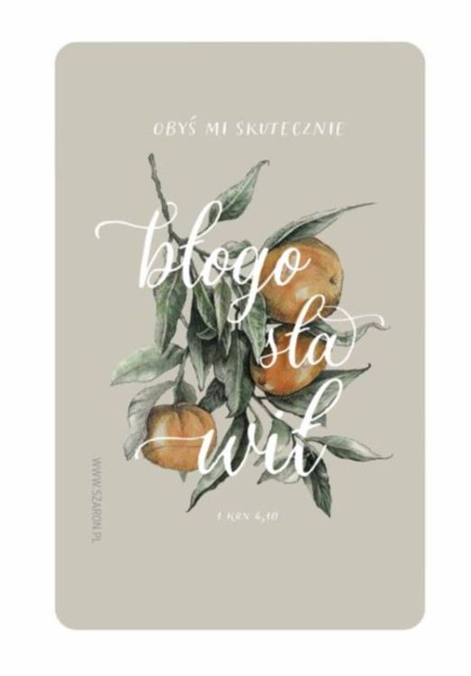 Magnes na lodówkę "Obyś mi skutecznie błogosławił" 1 Krn 4,10 księgarnia religijna
