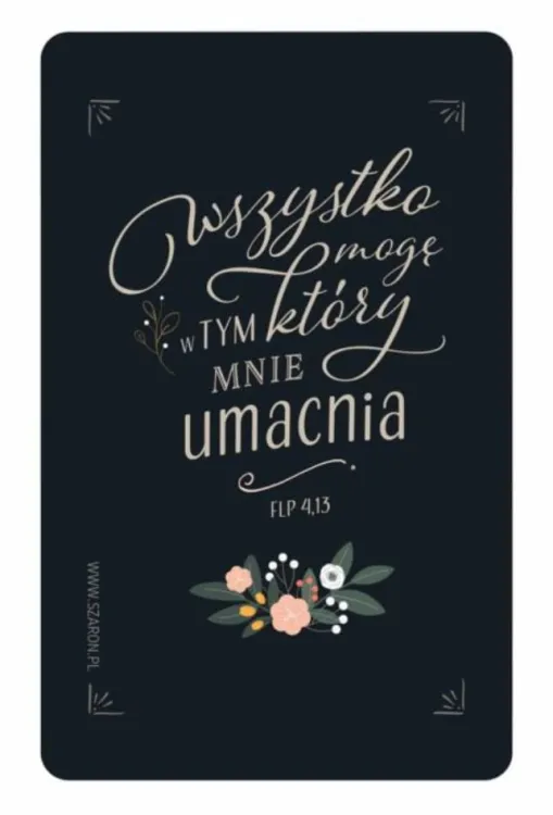 Magnes na lodówkę "Wszystko mogę w TYM ..." (Flp 4,13) sklep chreścijański
