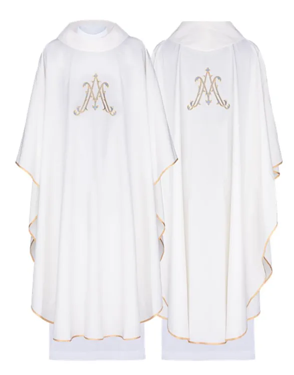 Sklep z ornatami - producent szat liturgicznych - Ornat z symbolem maryjnym 18-7025