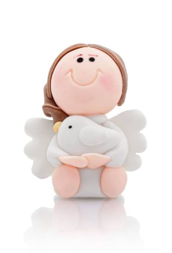 Figurka aniołka z modeliny H17170G dziewczynka księgarnia religijna sklep