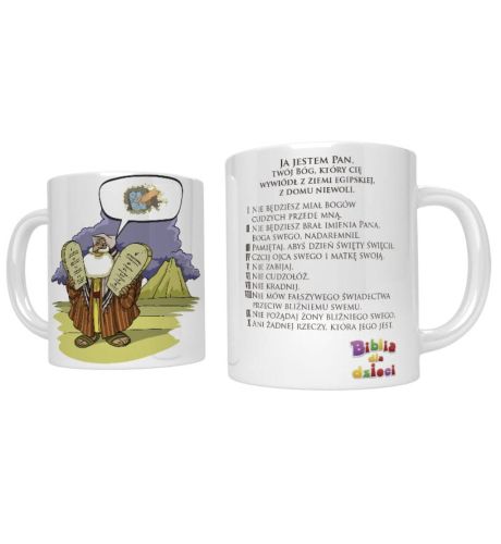 Upominki religijjne Kubek religijny Dziesięć Przykazań