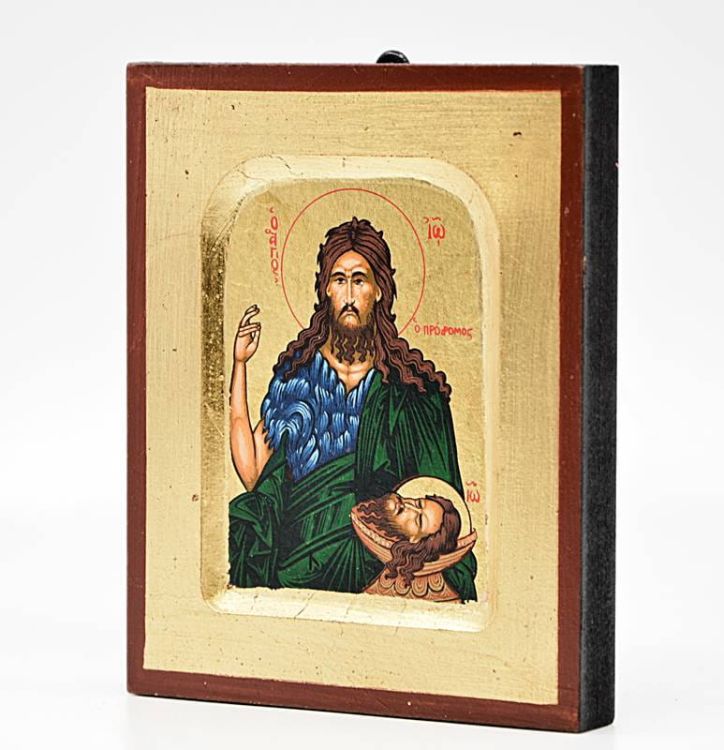 Ikona bizantyjska podróżna św. Jan Chrzciciel 10 x 13 sklep z ikonami