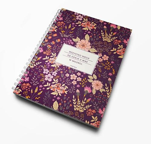 Zeszyt - notatnik chrześcijański - "Wszystko niech się dzieje u was w miłości" (1 Kor 16,4)