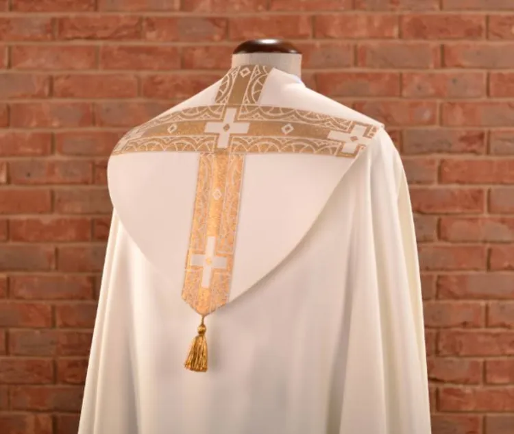 Kapa liturgiczna biała 2-081-11 szaty liturgiczne producent alba plus poznań