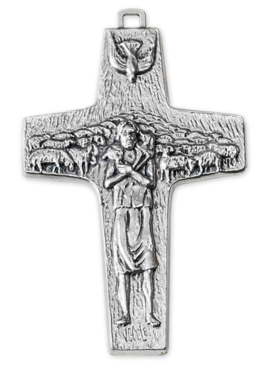 Krzyżyk Dobry Pasterz - pamiątka bierzmowania 4,8 cm księgarnia religijna