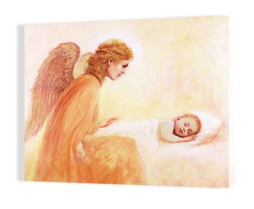 Anioł Stróż - obraz na płótnie canvas 60 x 40 sklep religijny on-line