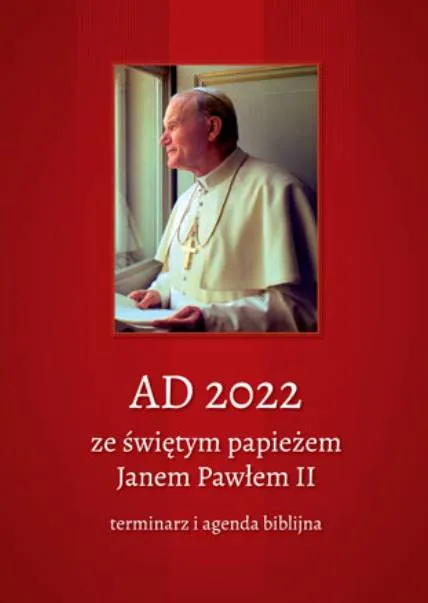 Księgarnia religijna: Terminarz i agenda biblijna ze św. Janem Pawłem II AD2022 sklep