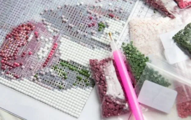 Sklep chrześcijański - Oblicze Pana Jezusa - diamentowa mozaika do układania