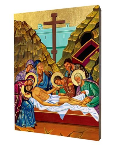 Ikona Złożenia Pana Jezusa do Grobu - sklep cerkiewny - Ikona Złożenia Pana Jezusa do Grobu - największy sklep z ikonami w Polsce