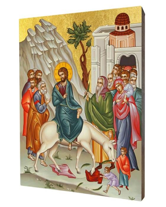 Sklep cerkiewny z ikonami - e-religijne.pl Ikona Wjazd Chrystusa do Jerozolimy