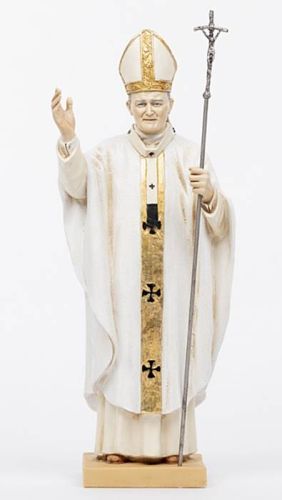 Figurka Święty Jan Paweł II 12 cm FT 648 - księgarnia dewocjonalia figury religijne