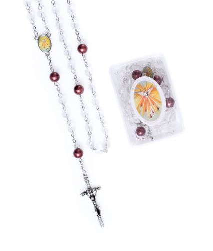 Różaniec dla bierzmowanych z motywem Ducha Świętego