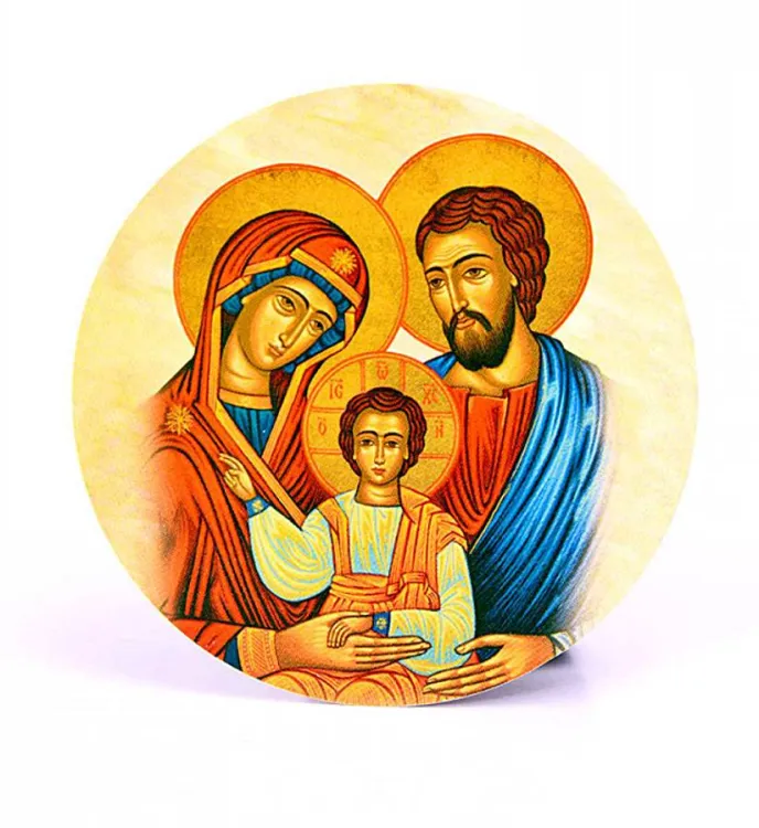 Księgarnia religijna sklep: Naklejka Święta Rodzina (10 sztuk zestaw)