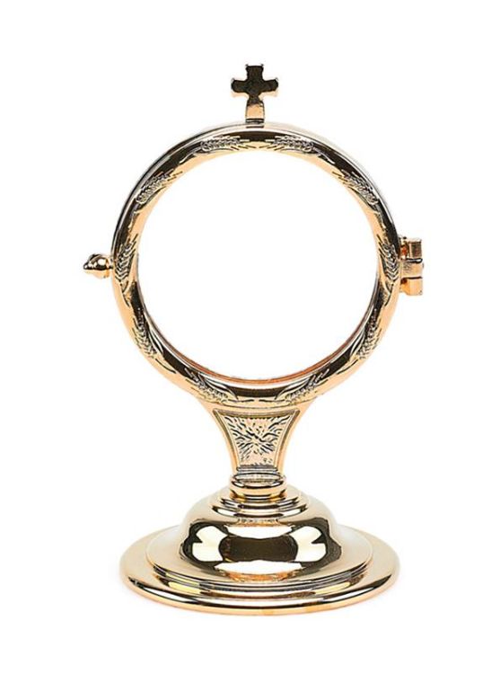 Sklep liturgiczny: Kustodia złocona mini 349/E wysokość – 14,5 cm jakóbczak sanderus