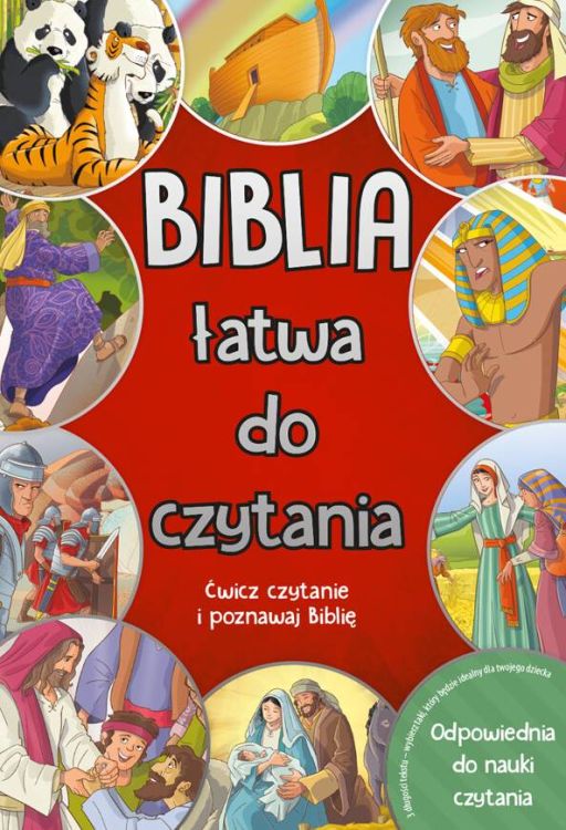 Biblia łatwa do czytania. Ćwicz czytanie i poznawaj Biblię  księgarnia religijna sklep